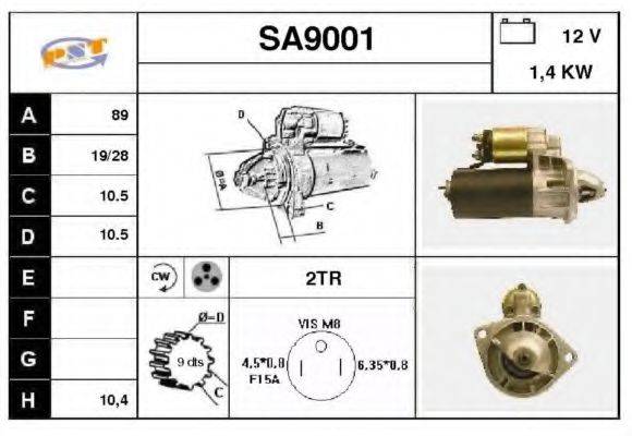 SNRA SA9001 Стартер