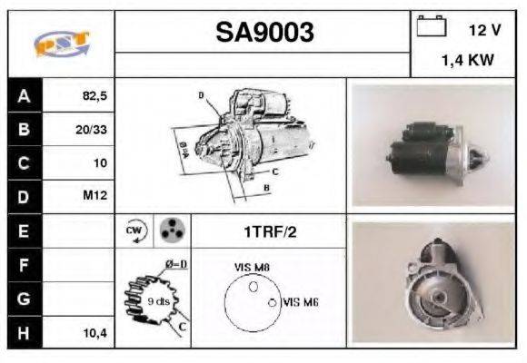 SNRA SA9003 Стартер