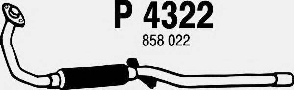 FENNO P4322 Труба вихлопного газу
