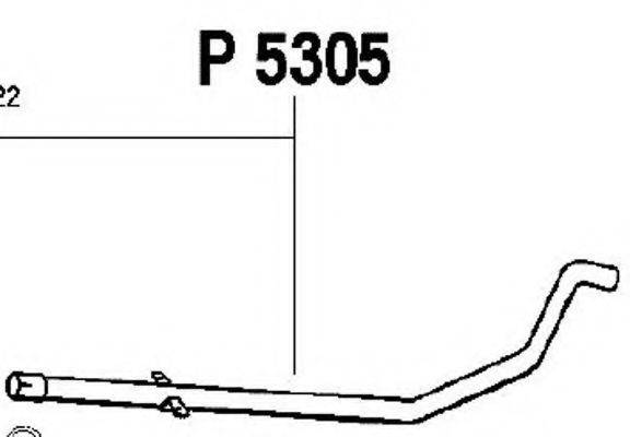 FENNO P5305 Труба вихлопного газу