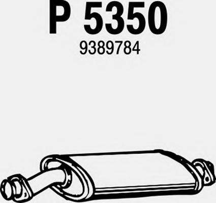 FENNO P5350 Середній глушник вихлопних газів