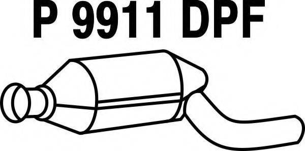 FENNO P9911DPF Саджовий/частковий фільтр, система вихлопу ОГ