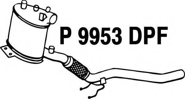 FENNO P9953DPF Саджовий/частковий фільтр, система вихлопу ОГ