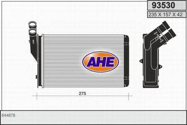 AHE 93530 Теплообмінник, опалення салону