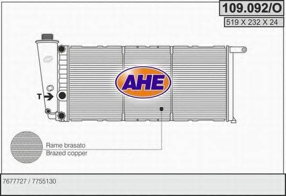AHE 109092O Радіатор, охолодження двигуна