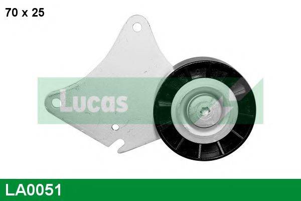LUCAS ENGINE DRIVE LA0051 Паразитний / провідний ролик, полікліновий ремінь
