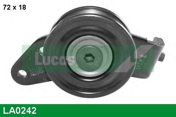 LUCAS ENGINE DRIVE LA0242 Натяжний ролик, полікліновий ремінь