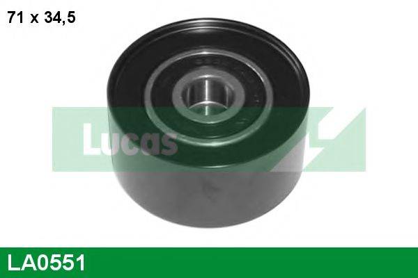 LUCAS ENGINE DRIVE LA0551 Натяжний ролик, полікліновий ремінь