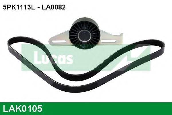 LUCAS ENGINE DRIVE LAK0105 Полікліновий ремінний комплект