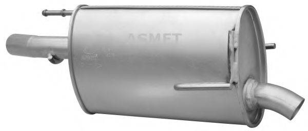 ASMET 05163 Глушник вихлопних газів кінцевий