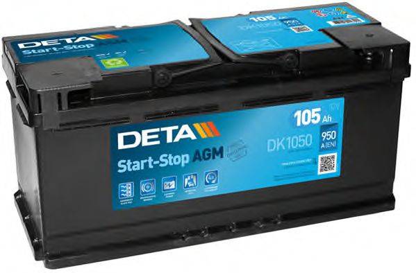 DETA DK1050 Стартерна акумуляторна батарея; Стартерна акумуляторна батарея
