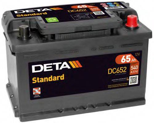 DETA DC652 Стартерна акумуляторна батарея; Стартерна акумуляторна батарея
