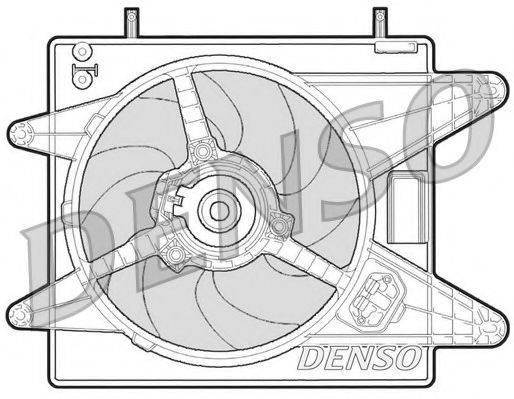 NPS DER09003 Вентилятор, охолодження двигуна