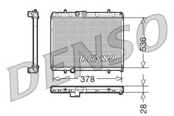 NPS DRM21056 Радіатор, охолодження двигуна