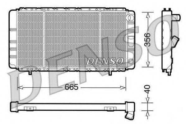 NPS DRM23021 Радіатор, охолодження двигуна