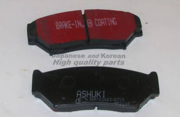 ASHUKI K01216A Комплект гальмівних колодок, дискове гальмо