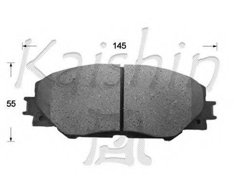 KAISHIN FK2268 Комплект гальмівних колодок, дискове гальмо