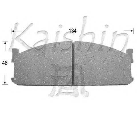 KAISHIN D4001 Комплект гальмівних колодок, дискове гальмо