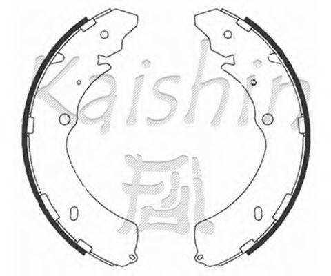 KAISHIN K4470 Комплект гальмівних колодок