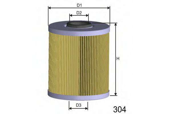 MISFAT F609 Паливний фільтр