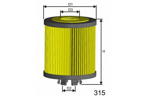 MISFAT L012 Масляний фільтр