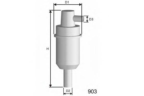 MISFAT E013 Паливний фільтр