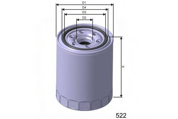 MISFAT M626 Паливний фільтр