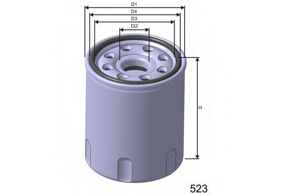 MISFAT Z693 Масляний фільтр