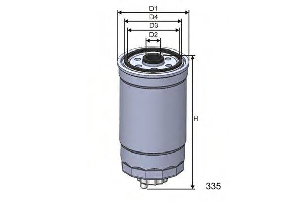 MISFAT M325 Паливний фільтр