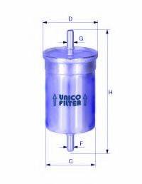 UNICO FILTER FI61651 Паливний фільтр
