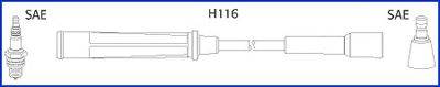 HITACHI 134465 Комплект дротів запалювання