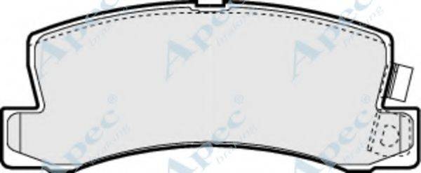 APEC BRAKING PAD777 Комплект гальмівних колодок, дискове гальмо