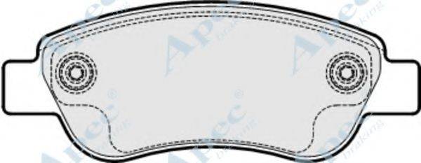 APEC BRAKING PAD2042 Комплект гальмівних колодок, дискове гальмо