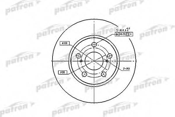 PATRON PBD2683 гальмівний диск