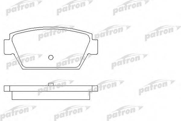 PATRON PBP507 Комплект гальмівних колодок, дискове гальмо