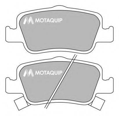 MOTAQUIP LVXL1406 Комплект гальмівних колодок, дискове гальмо