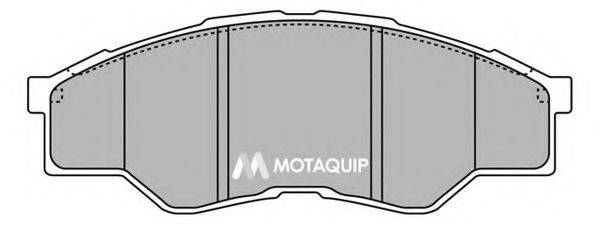 MOTAQUIP LVXL1431 Комплект гальмівних колодок, дискове гальмо