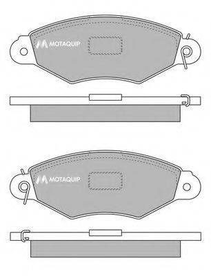 MOTAQUIP LVXL220 Комплект гальмівних колодок, дискове гальмо