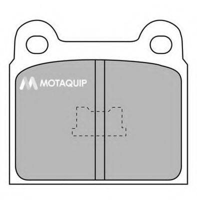 MOTAQUIP LVXL246 Комплект гальмівних колодок, дискове гальмо
