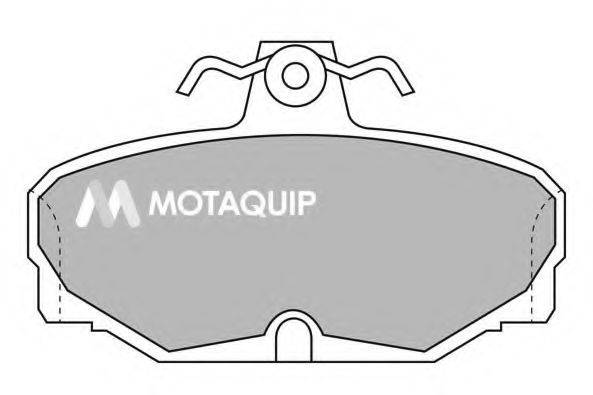 MOTAQUIP LVXL520 Комплект гальмівних колодок, дискове гальмо