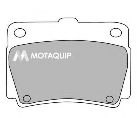 MOTAQUIP LVXL630 Комплект гальмівних колодок, дискове гальмо