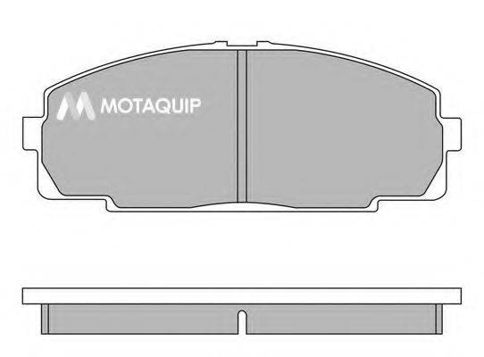 MOTAQUIP LVXL857 Комплект гальмівних колодок, дискове гальмо