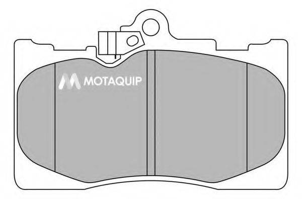 MOTAQUIP LVXL1335 Комплект гальмівних колодок, дискове гальмо