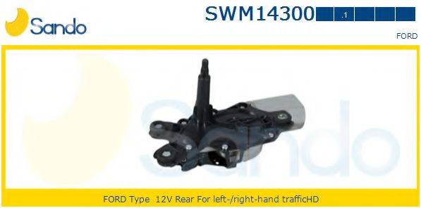 SANDO SWM143001 Двигун склоочисника