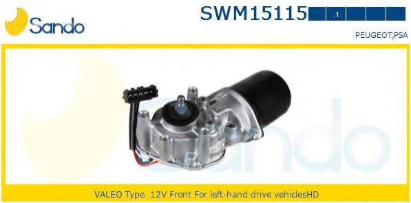 SANDO SWM151151 Двигун склоочисника