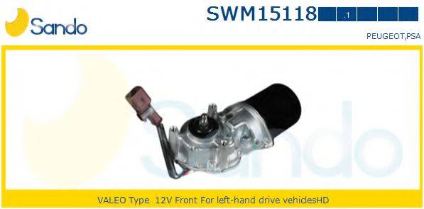 SANDO SWM151181 Двигун склоочисника