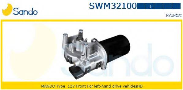 SANDO SWM321001 Двигун склоочисника