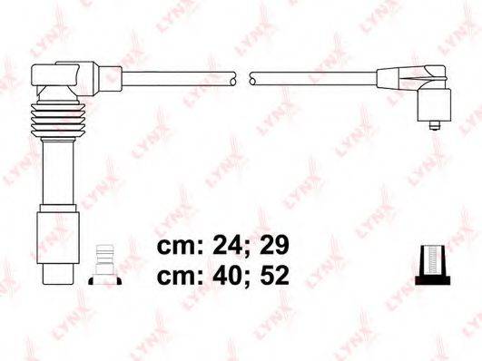 LYNXAUTO SPC1814 Комплект дротів запалювання