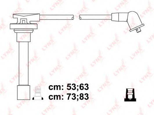 LYNXAUTO SPC3419 Комплект дротів запалювання