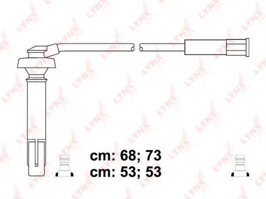 LYNXAUTO SPC7112 Комплект дротів запалювання
